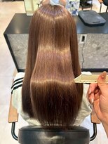 ダブル(W) 髪質改善/カラーエステ/ストレート/セミロング