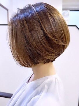 リンクハート(Link Heart) 【白髪ぼかし*30/40/50代の大人女性へ】前下がりショートボブ☆