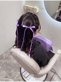 あみかちゅハーフツイン/梅田ヘアセット