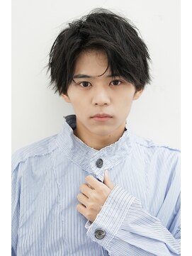ゼンコー アオヤマ(ZENKO Aoyama) メンズカット波巻きパーマツイスパシャドウフェザー