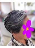 ツーブロックショート