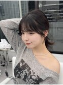 くびれレイヤー/顔まわりカット/くびれ巻き/レイヤーカット