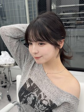 アマトウキョウスマートサロン(AMA TOKYO×Smart Salon) くびれレイヤー/顔まわりカット/くびれ巻き/レイヤーカット