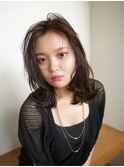 顔周りレイヤーカット×髪質改善カラー