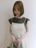 モリオ フロム ロンドン イオンモール 熊本店(morio FROM LONDON)&nbsp;【morio熊本】ボブ×ミルクティーベージュ