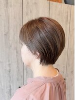 ヘアーリゾートノーブル(Hair Resort Noble)&nbsp;【白髪ぼかし】アッシュベージュ×大人丸みショート