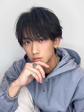 ノエ ナゴヤ(NOE NAGOYA) MEN’S HAIR/サーフカール/刈り上げセンターパート/名駅2