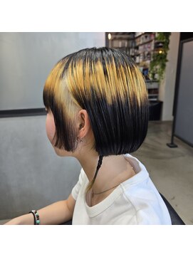 ゼットサロン(Z SALON) wkn 白髪染め/白髪染めを使わない白髪染め/ハイライト/円山/ボブ