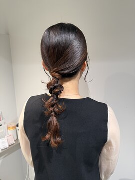 オン(ON) 編みおろしアレンジ♪