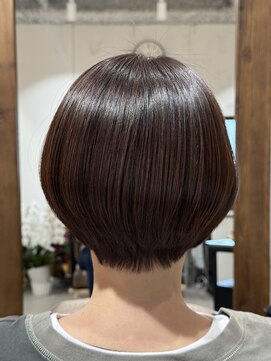 金町美容室　グラデーションカラーでつくる立体感ボブ