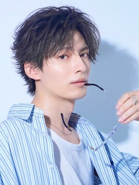 ゴールド 大阪 梅田店(GOALD) フェザーショートフェザーパーマニュアンスパーマセンターパート