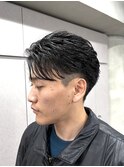 刈り上げアップバングスパイキーショートアクティブショート