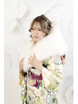 クリーム(Cream)&nbsp;成人前撮り撮影・竹コース　編みおろしヘア