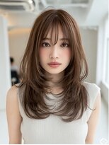 ダル 渋谷/表参道(DAL.)&nbsp;レイヤーカット髪質改善カラー透明感カラー顔まわりカット