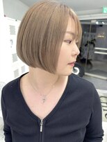 シック(CHIC) ミルクティーベージュ/ミニボブ/顔まわりレイヤー/盛岡