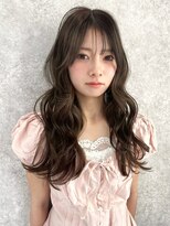 アイリス 天文館店(AIRIS)&nbsp;大人可愛い ロングレイヤー ゆるふわウェーブ 透明感カラー 小顔