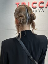 トリッカ シブヤ(TRICCA SHIBUYA)&nbsp;ツインテール/ツインアレンジ/ひつじヘア/渋谷