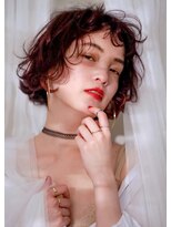 テトヘアー(teto hair)&nbsp;SHORT［赤髪・レイヤーボブ・グラデーション］