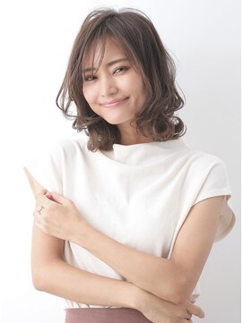 フーガヘアー 元住吉店(FUGA hair) レイヤー×カールの小顔ミディ