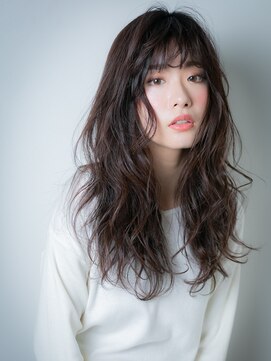 モッズヘア 越谷(mod's hair) 大人かわいいバレイヤージュダークアッシュw越谷20代30代40代