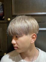 ヒロギンザバーバーショップ 大宮店(HIRO GINZA BARBER SHOP)&nbsp;ベージュカラー　マッシュカラー　埼玉