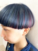 ヘアーワークス ヘルム 渋谷店(HAIR WORKS HELM)&nbsp;[HELM渋谷]特殊デザインマッシュ