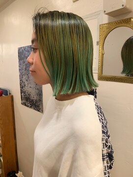 オフ(OFF) シンプルボブ　× ダブルカラー