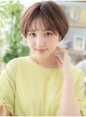 フレンチカジュアル小顔束感マッシュショートa戸頭20代30代40代