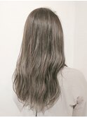 ローグ金町TAKA美髪大人かわいいホワイトグレージュゆるウェーブ