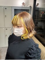 エイト 池袋店(EIGHT ikebukuro)&nbsp;イエロー×ミルクティーカラー