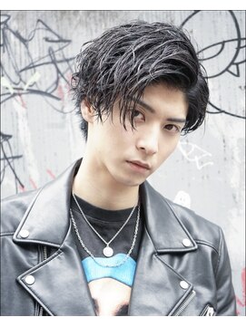 コンフィデンス 新宿3rd(confidence) メンズ大人スパイラルパーマルードモードストリート刈り上げ