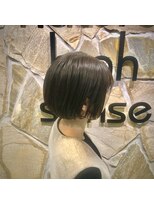 ナチュラルハイセンス 本店(natural high sense) ブルージュ×丸ボブ 似合わせカット/町屋駅