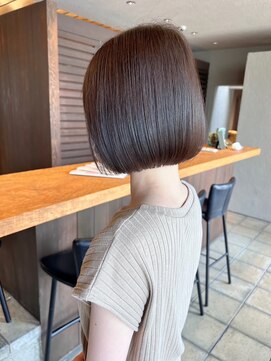 エル バイ ロンド 関(elle by Lond) [elle by lond]栗原　瑠世　艶感縮毛矯正×ボブ U