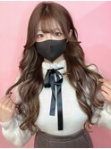 【エクステ】モカブラウン×インナーカラー
