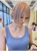 ブリーチケアブリーチミルクティカラーボブ