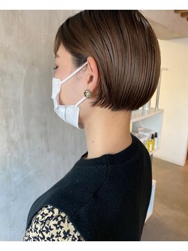 ヴォロ 佐賀(VoLo) 切りっぱなしボブ/美髪/ピンクブラウン[佐賀駅]