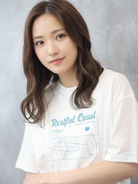 シュガー 盛岡(SUGAR) 美髪くせ毛風カールデジタルパーマダークアッシュ大人美人