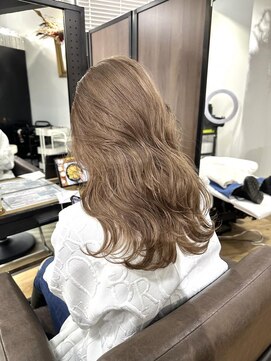 アルカナ 原宿表参道(ARCANA) 切りっぱなしボブ エアリーロング 美髪 ピンクブラウン