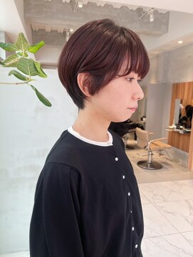 ガリカ 大名(Gallica) <森千晶>大人の耳かけショートにほんのり暖色系カラー