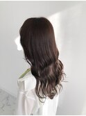 モカグレージュ+ロングレイヤー