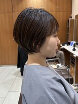 ピークアブー アヴェダ アトレ恵比寿(PEEK-A-BOO AVEDA) 前髪ありショート/20代30代40代/岡野亘希