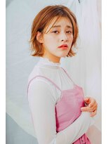 ニュイ 高槻 阪急茨木店(nui)&nbsp;イメチェンアンブレラカラー前髪ウェーブパーマこなれミディ