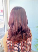 ピンクカラー×ミディアム