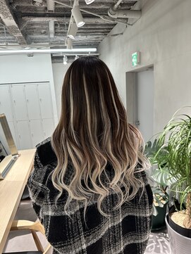 スイ 松戸(SUI) バレイヤージュ風エクステ♪【松戸/エクステ】