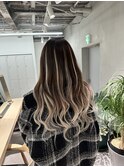 バレイヤージュ風エクステ♪【松戸/エクステ】