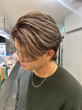メンズサロン キング 梅田店(Men’s salon K!ng) 波巻きツイストスパイラルパーマ/フェザーパーマ/眉毛/メンズ
