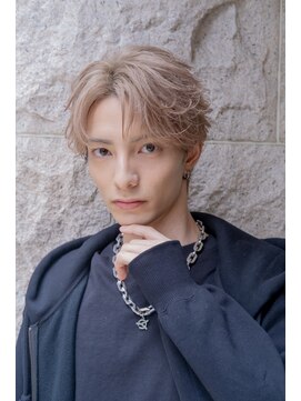 メンズフィール 南森町(MENS FEEL) ◆スペインカール/スパイキーショート/ブルーブラック/南森町