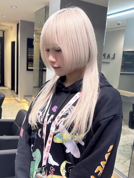 ラピステン 福岡天神 大名店(Lapis) 担当_原島/エクステ/レイヤー/ブリーチ/髪質改善/ブリーチなし