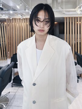 メゾンアクア 表参道(Maison ACQUA) =メンズボブ/スパイキーショート/フェザーパーマ/MEN’S HAIR