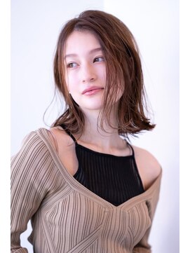 ドリップ バイ ハバナ 原宿(driP. by HAVANA) 大人可愛いレイヤーボブ/2wayバング/髪質改善アッシュベージュ